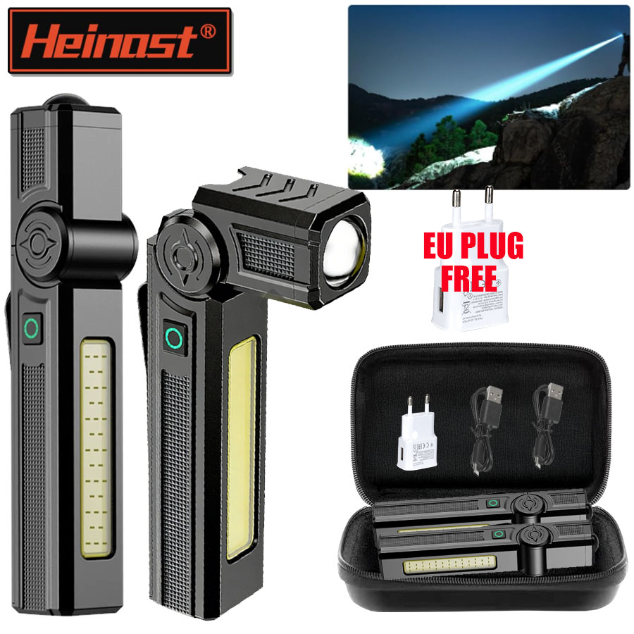 Car Led Light - مصباح يدوي محمول COB + مصباح