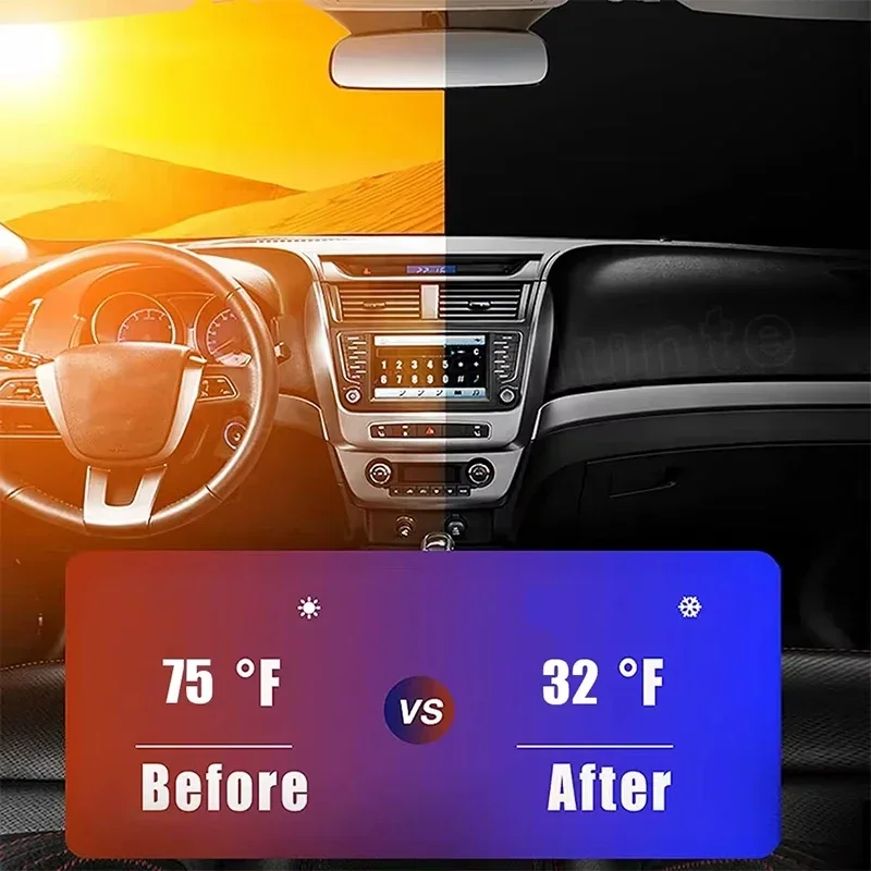 واقي شمس قابل للطي للزجاج الأم - مراجعة Windshield Sun Shade وسعره