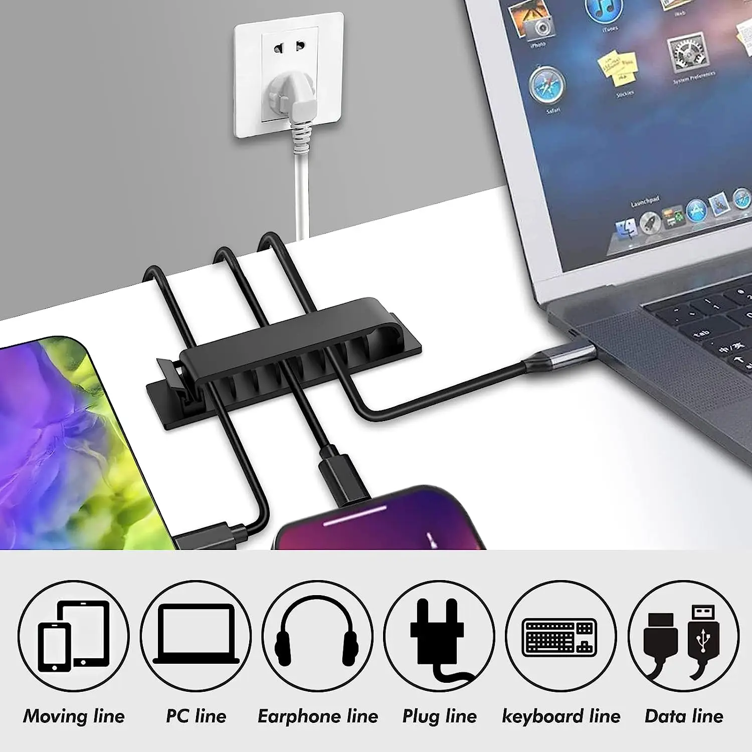 منظم الكابلات مقاطع كابلات ذات - مراجعة Car Cable Organizer وسعره