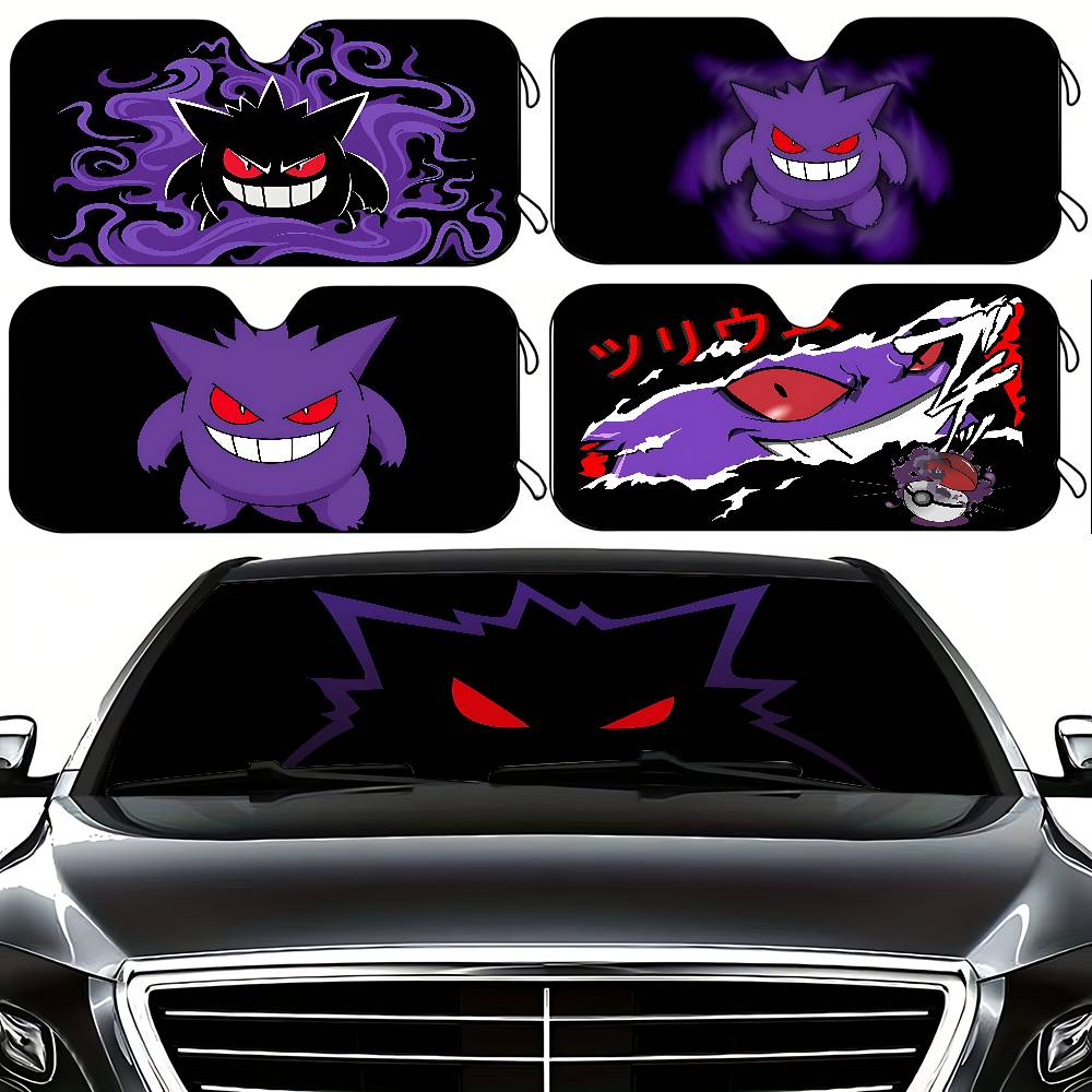 Anime Cute G-Gengar Stylish An - مراجعة Windshield Sun Shade وسعره