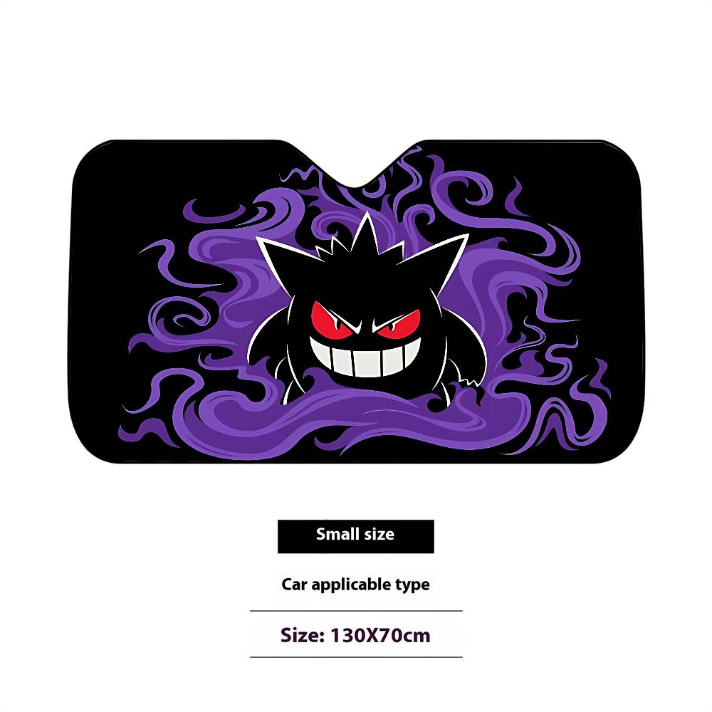 Anime Cute G-Gengar Stylish An - مراجعة Windshield Sun Shade وسعره