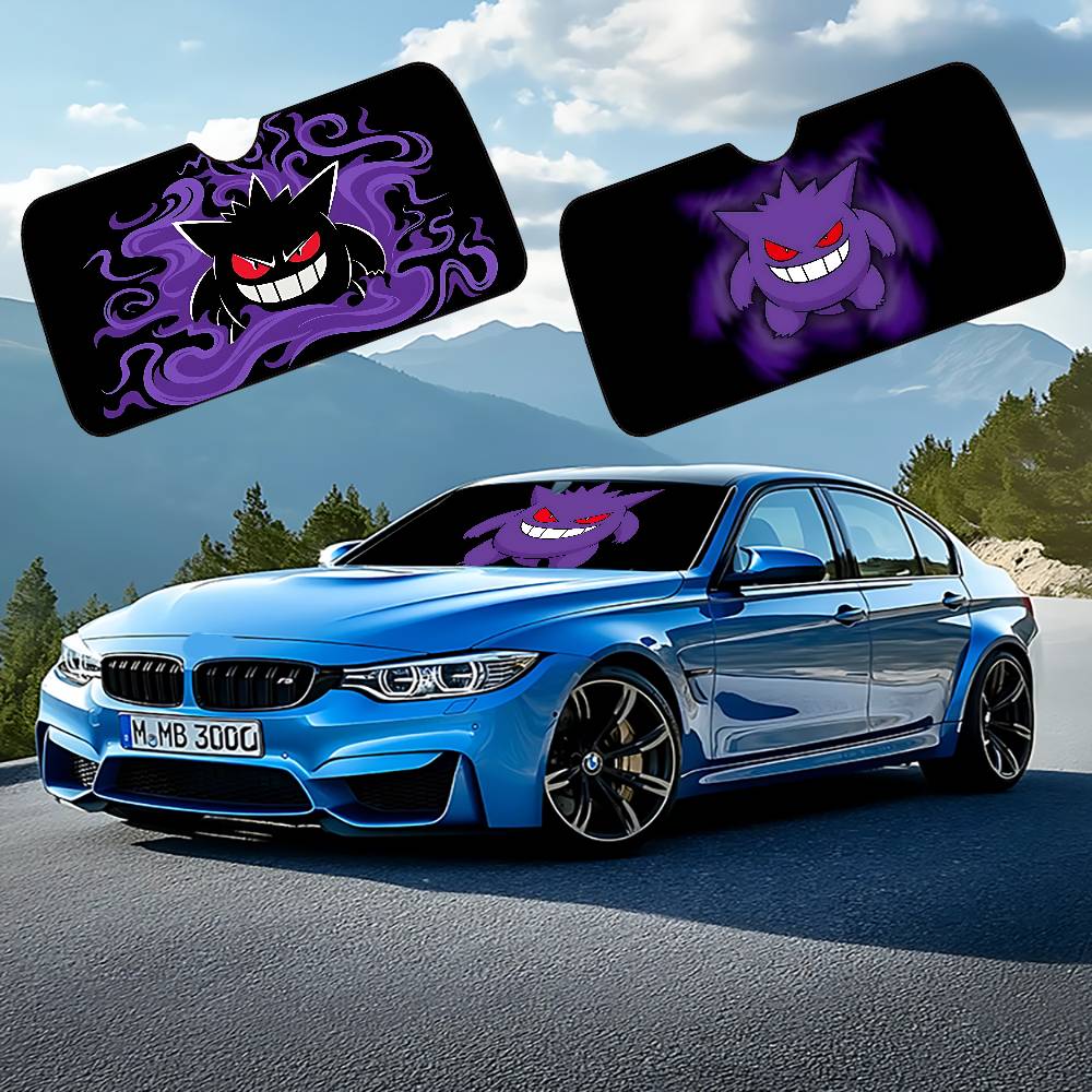 Anime Cute G-Gengar Stylish An - مراجعة Windshield Sun Shade وسعره