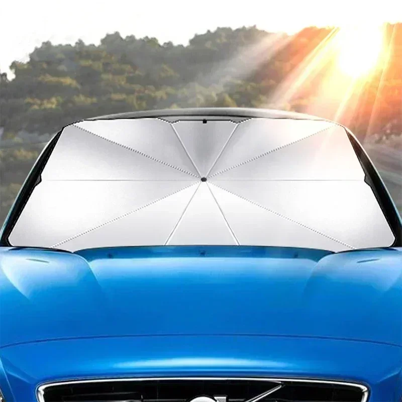 مظلة متعددة الوظائف للزجاج الأ - مراجعة Windshield Sun Shade وسعره