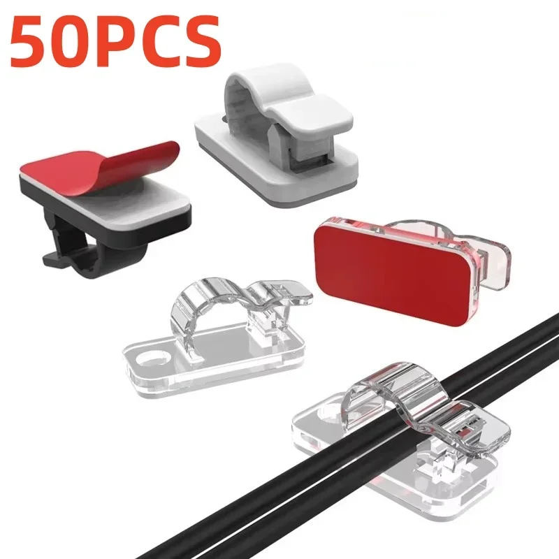 10/50 قطعة مقاطع كابلات ذاتية  - مراجعة Car Cable Organizer وسعره