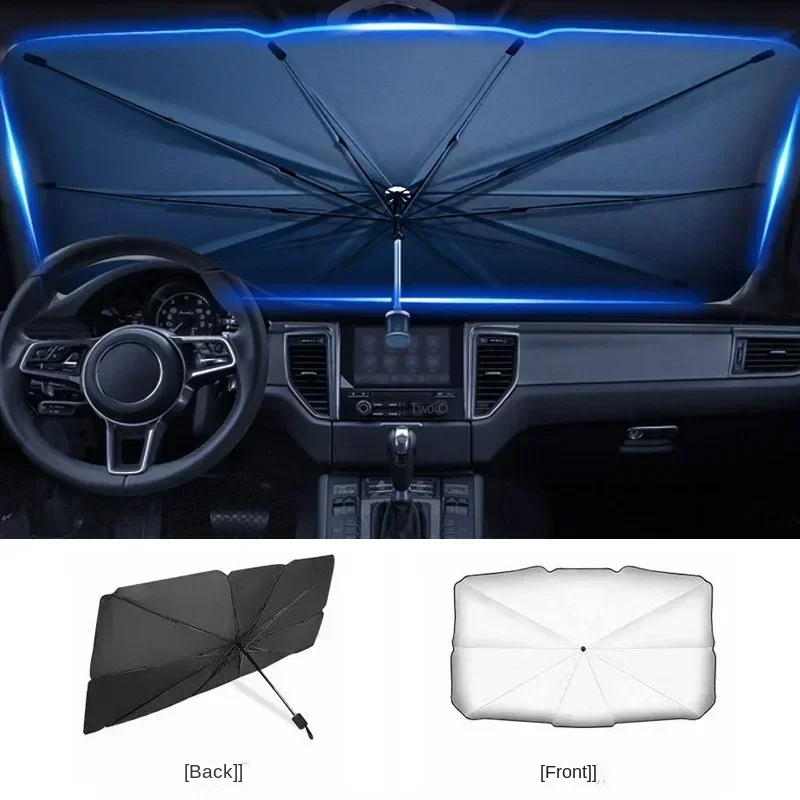 واقي شمس للسيارة، مظلة للنافذة - مراجعة Windshield Sun Shade وسعره