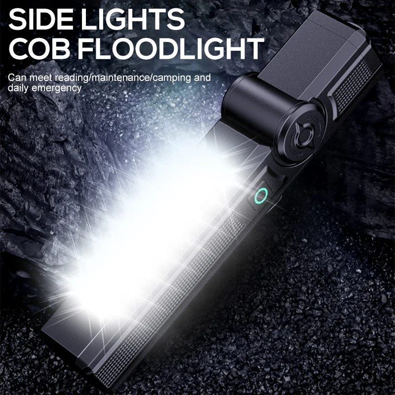 مصباح يدوي محمول COB + مصباح L - مراجعة Car Led Light وسعره