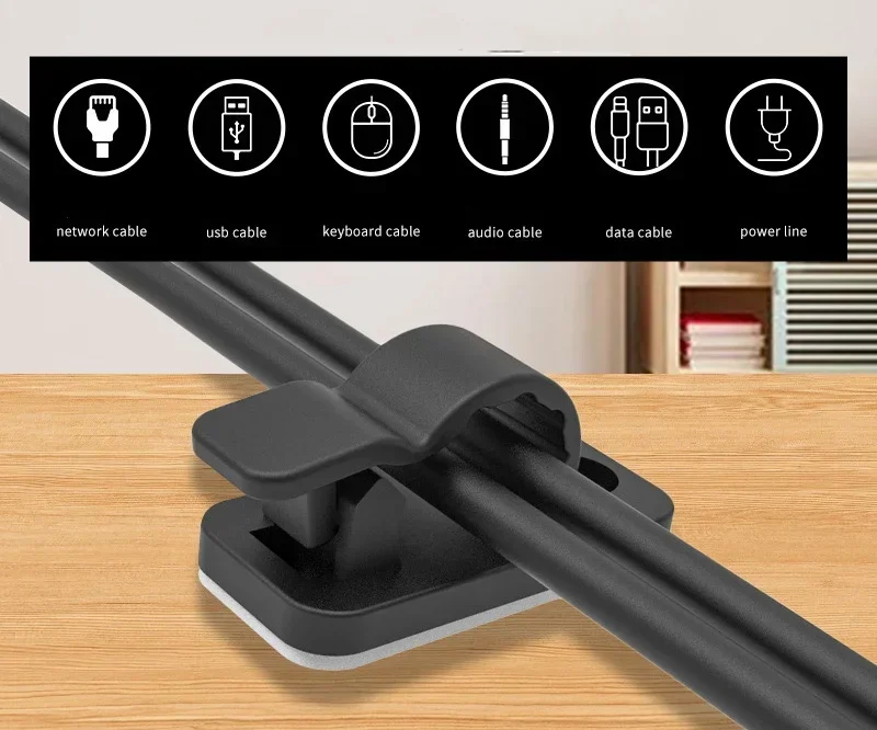 10/50 قطعة مقاطع كابلات ذاتية  - مراجعة Car Cable Organizer وسعره