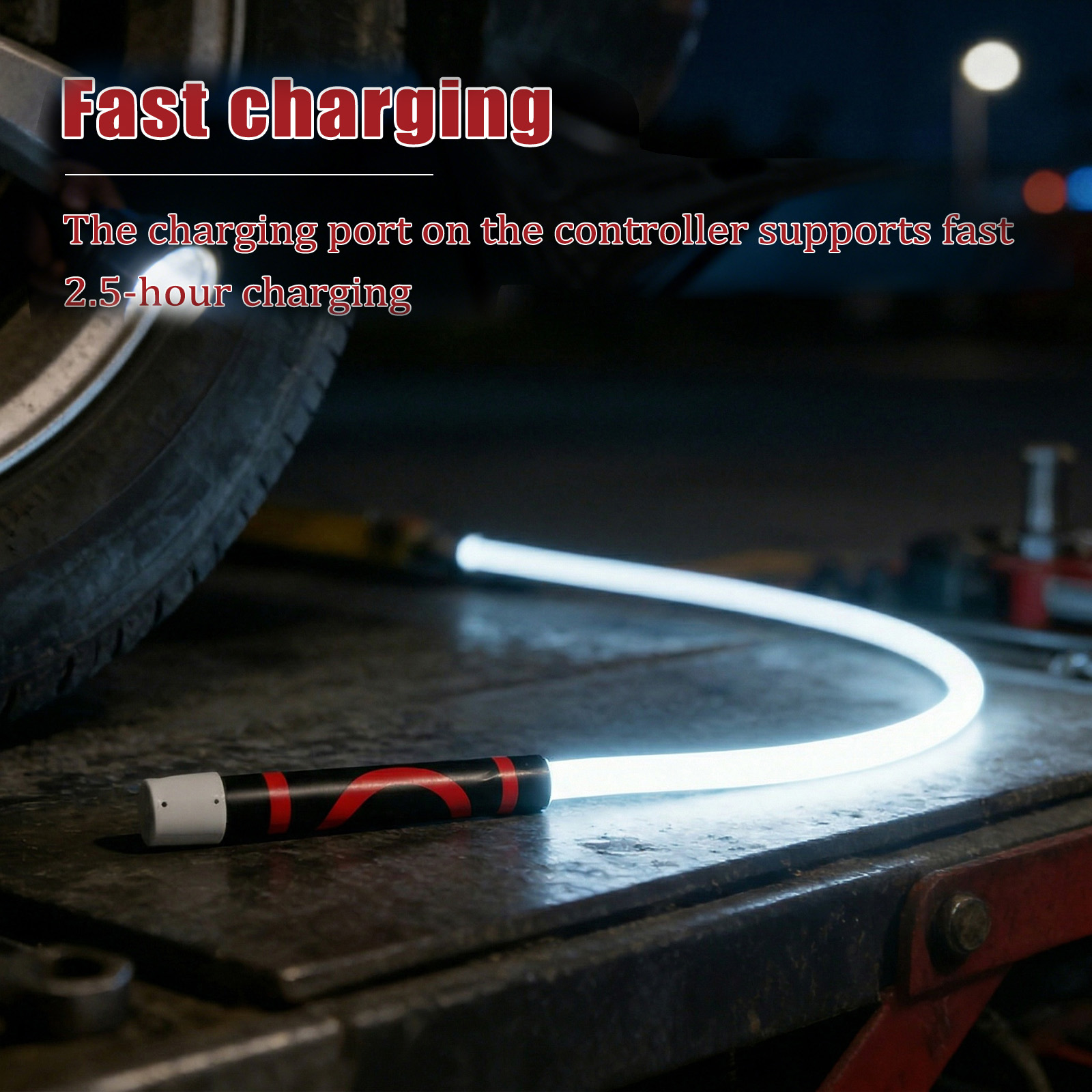 مصباح يدوي LED على شكل عصا بعم - مراجعة Car Led Light وسعره
